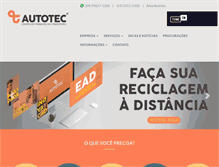 Tablet Screenshot of cfcautotec.com.br
